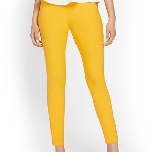 Brand New with Tags Yellow High Waist Business Casual Stretch Pants